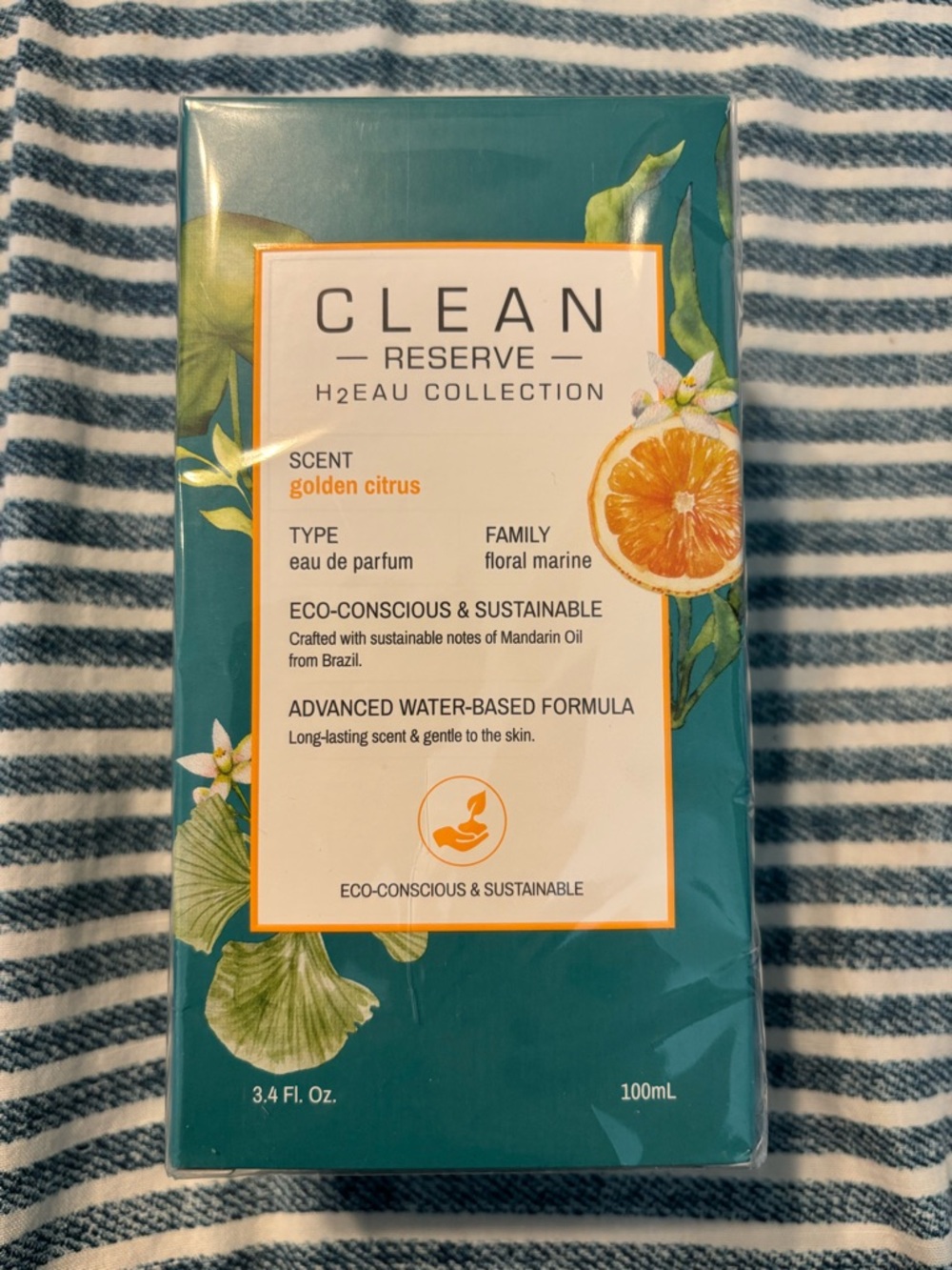 CLEAN Reserve H2EAU Golden Citrus Eau de Parfum - Teal/Orange